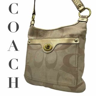4ページ目 - コーチ(COACH) ショルダーバッグ(ゴールド/金色系)の