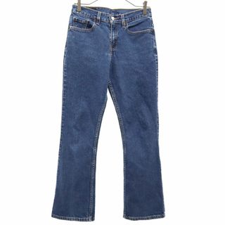 リーバイス(Levi's)のリーバイス 515 ローライズ ブーツカット デニムパンツ S ブルー Levi's ジーンズ レディース 【中古】  【240130】(ショートパンツ)