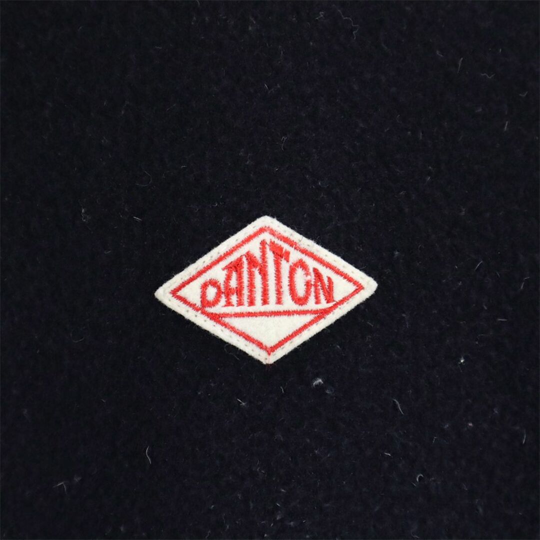 DANTON(ダントン)のダントン ウールブレンド ダウンコート 38 ネイビー Danton ノーカラー メンズ 古着 【240130】 メンズのジャケット/アウター(ダウンジャケット)の商品写真
