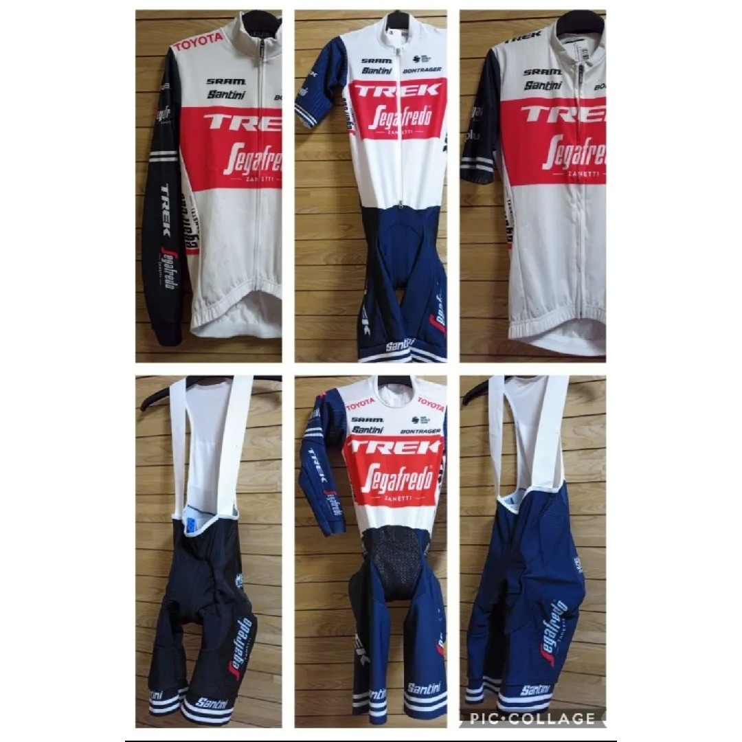 支給品　ネックウォーマー　TREK Segafredo　トレックセガフレード　青 スポーツ/アウトドアの自転車(ウエア)の商品写真