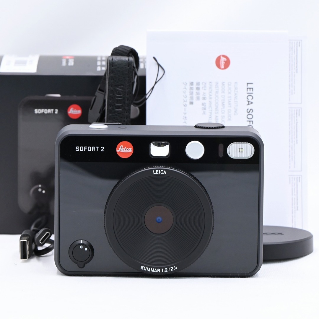 LEICA(ライカ)のLeica ゾフォート2 SOFORT ブラック スマホ/家電/カメラのカメラ(フィルムカメラ)の商品写真