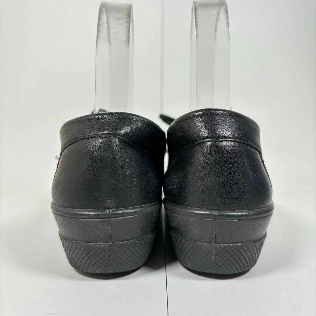 ECCO(エコー)のecco エコー 23.5 ローファー ウェッジ 革靴 黒 レザー スニーカー レディースの靴/シューズ(ローファー/革靴)の商品写真