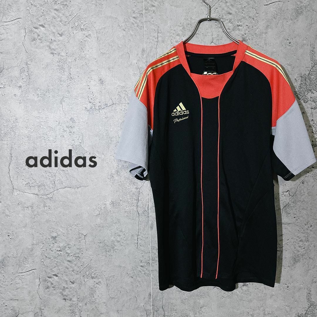 adidas(アディダス)の【翌日配送 ✿】adidas アディダス Tシャツ 半袖 トップス 刺繍ロゴ M メンズのトップス(Tシャツ/カットソー(半袖/袖なし))の商品写真