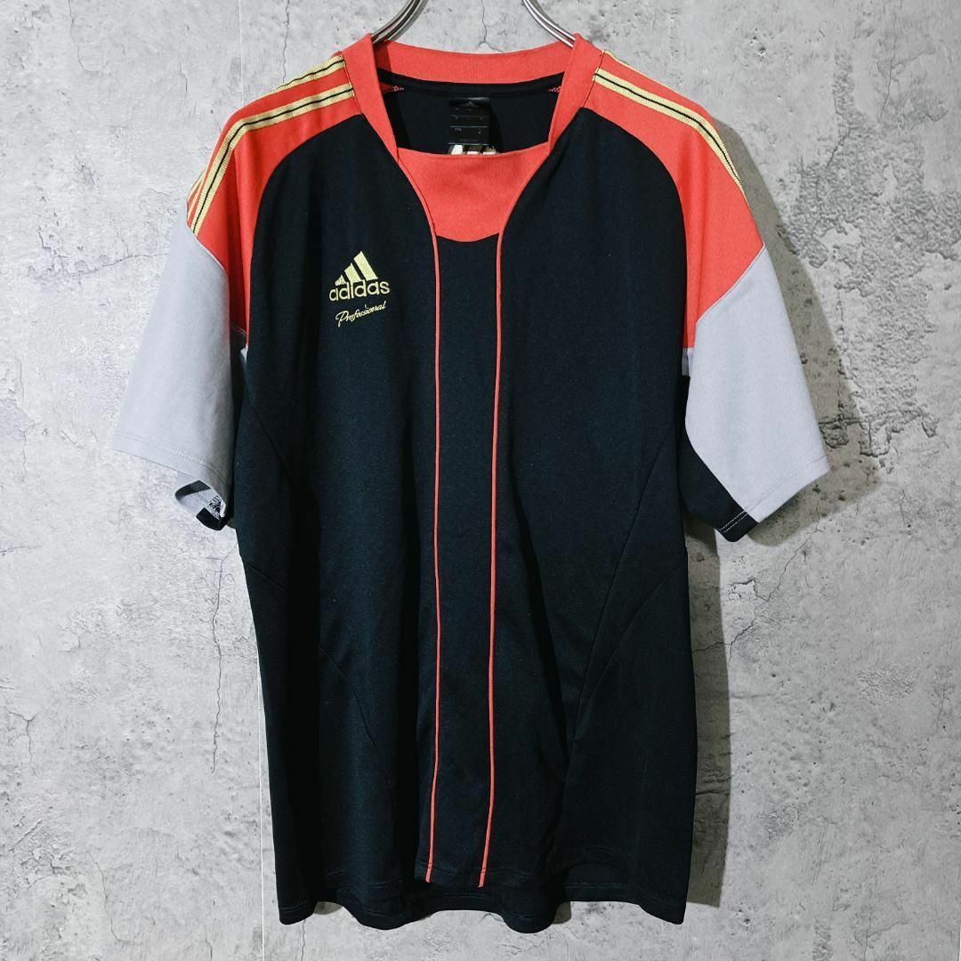 adidas(アディダス)の【翌日配送 ✿】adidas アディダス Tシャツ 半袖 トップス 刺繍ロゴ M メンズのトップス(Tシャツ/カットソー(半袖/袖なし))の商品写真