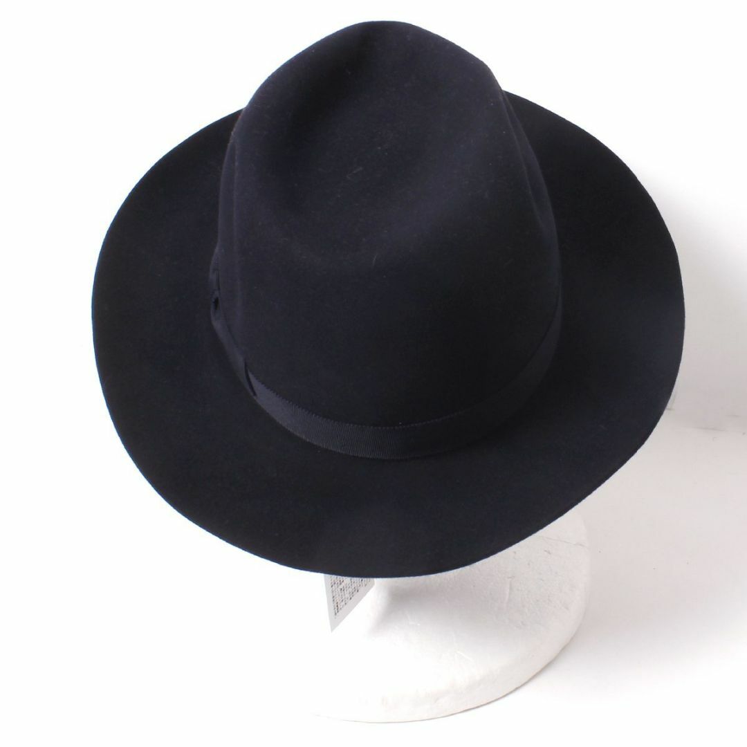 KIJIMA TAKAYUKI BEAVER HAIR FELT HAT 紺 KIJIMA TAKAYUKI BEAVER HAIR FELT HAT 紺