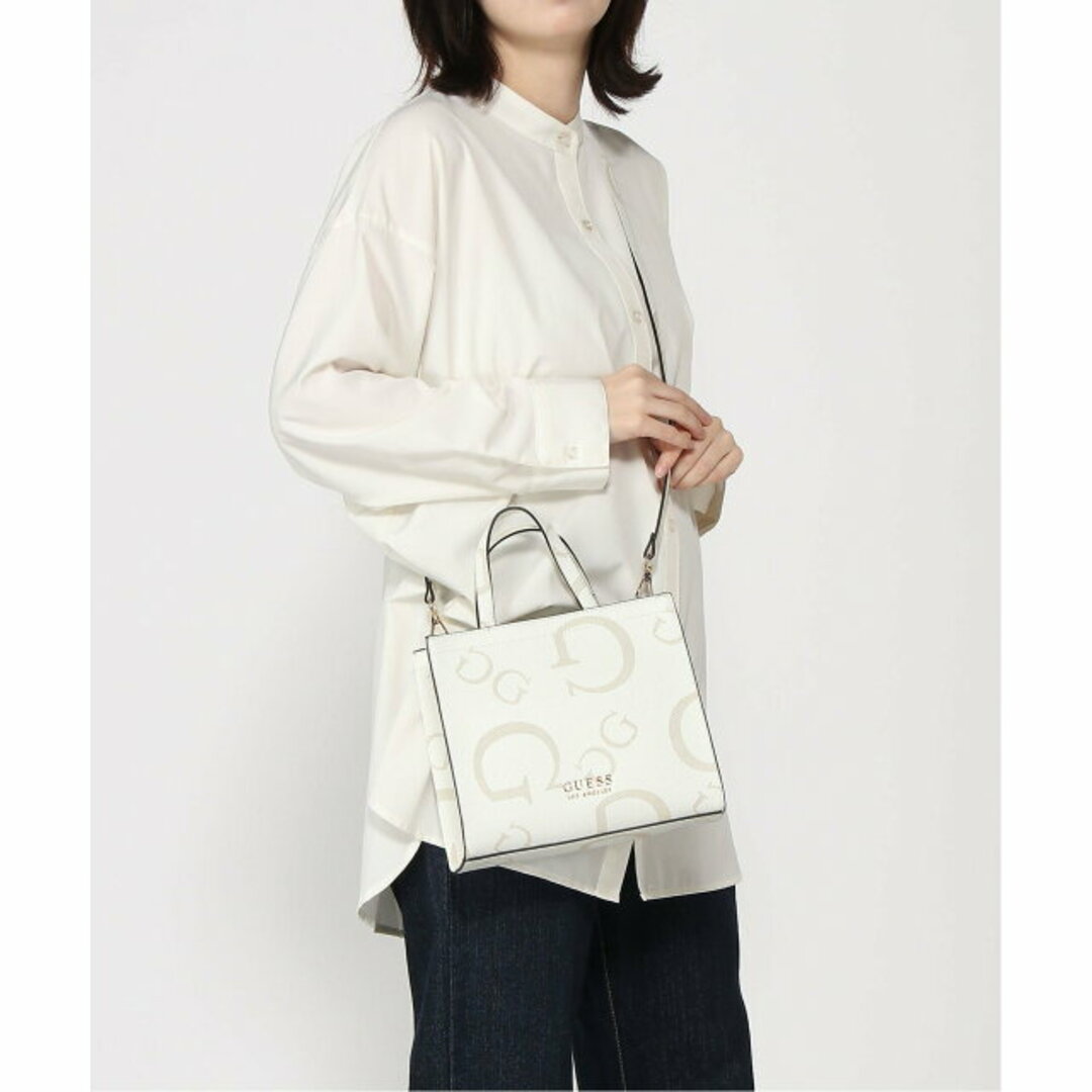 GUESS(ゲス)の【ホワイト(WHI)】(W)LINDEY Mini Tote レディースのバッグ(トートバッグ)の商品写真