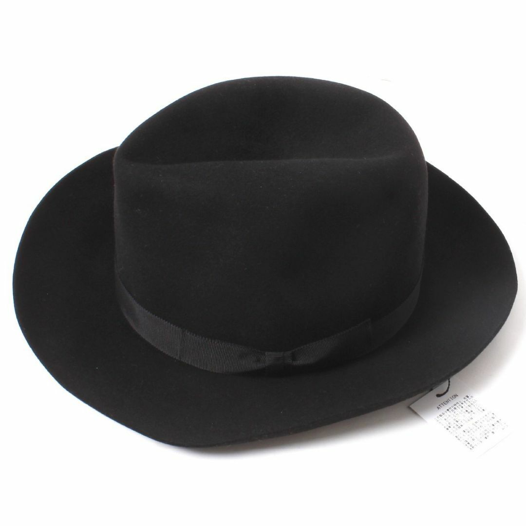 KIJIMA TAKAYUKI BEAVER HAIR FELT HAT 黒メンズ