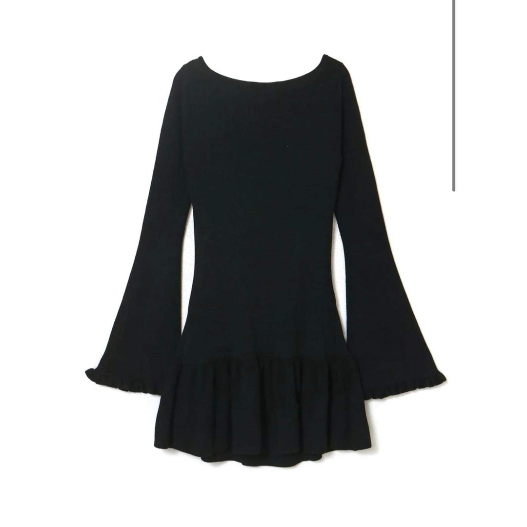 新品未使用】 andmary Fleur knit mini dress