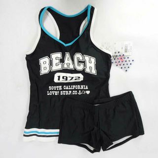 オーシャンパシフィック(OCEAN PACIFIC)の【未使用】オーシャンパシフィック 水着 パット付き 7 ブラック 523-801 レディース Ocean Pacific(マリン/スイミング)