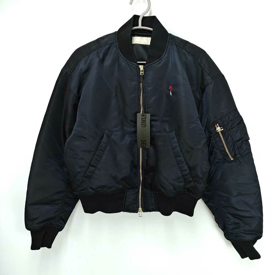 【未使用】ウィンダンシー Balloon Bomber Jacket MA-1 ジャケット WIND AND SEA S ブラック メンズ メンズのジャケット/アウター(その他)の商品写真