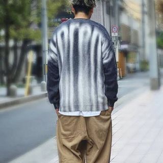 キムタク着 私物 supreme back logo sweater 付属品完備