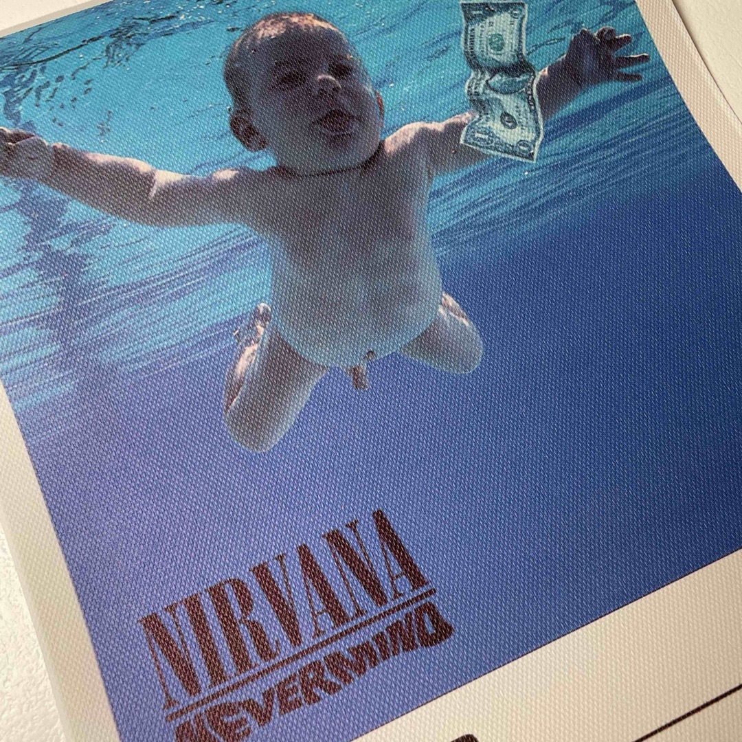 【白額付きポスター】ニルヴァーナ Nirvana ネヴァーマインド（新品） ハンドメイドのインテリア/家具(アート/写真)の商品写真