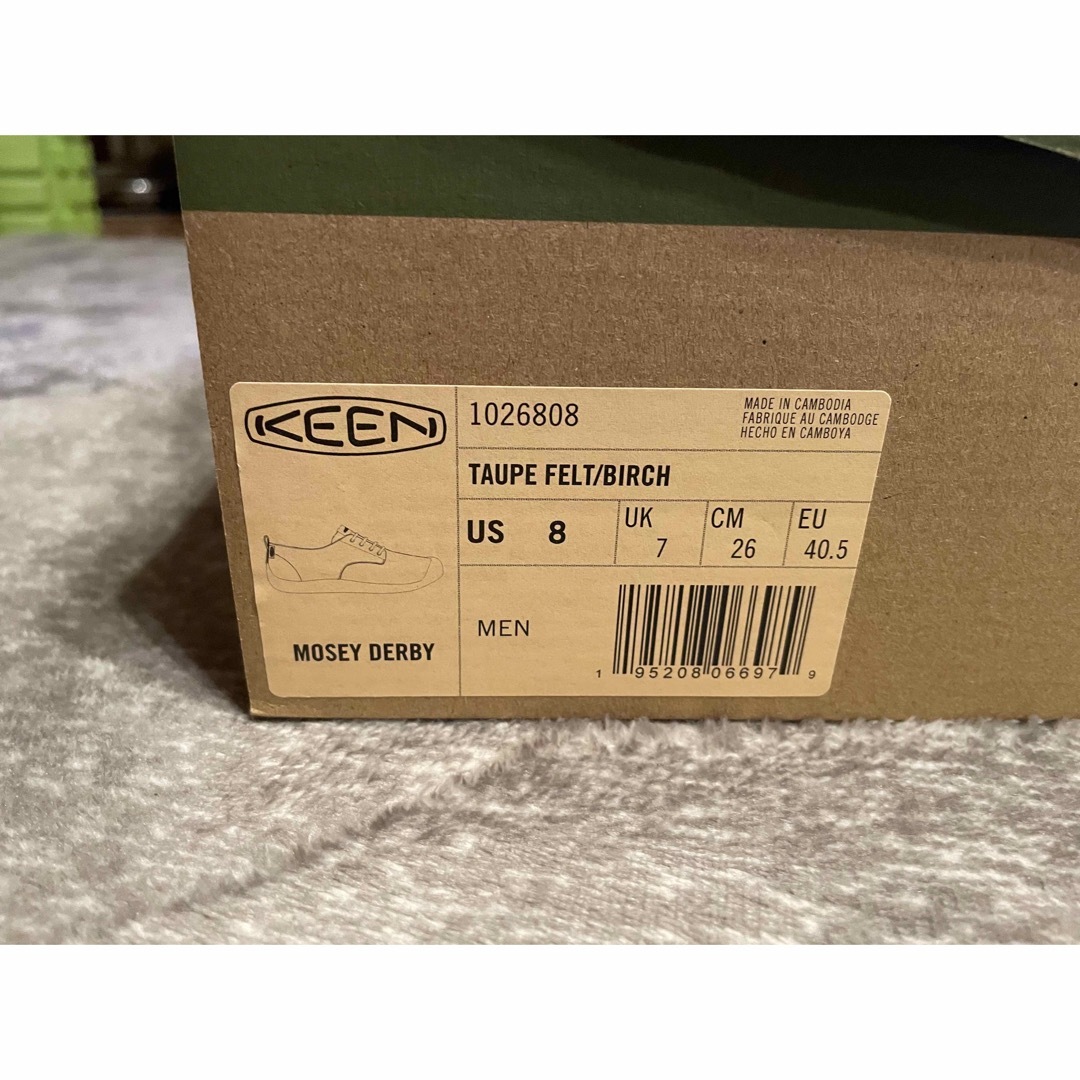 KEEN(キーン)の[新品] KEEN モージーダービー　26㎝ メンズの靴/シューズ(スニーカー)の商品写真