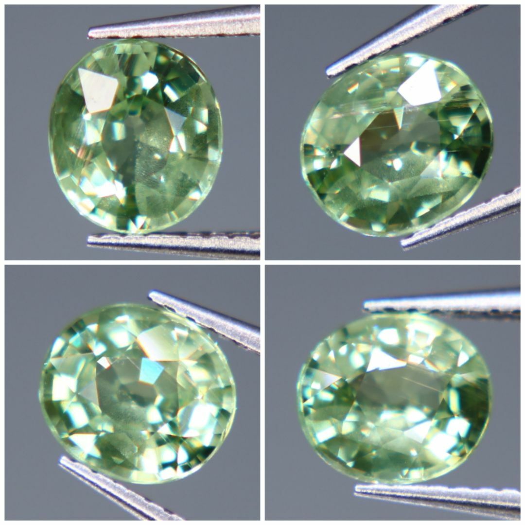 天然ミントガーネット 0.69ct【P37】UV蛍光 グロッシュラー