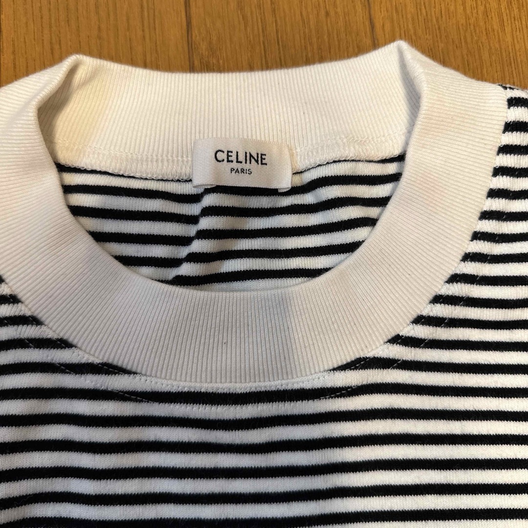 celine(セリーヌ)の【CELINE】ボーダー ニット 綿100% 近藤千尋着用 レディースのトップス(ニット/セーター)の商品写真