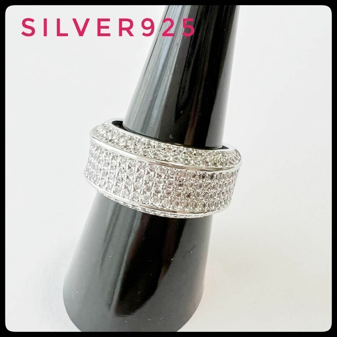 sona シルバー ハーフエタニティリング ダイヤモンドリングsilver925 レディースのアクセサリー(リング(指輪))の商品写真