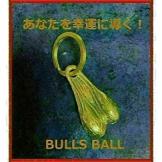 ブルズボール BULLS BALL 牛 睾丸 トラックナッツ 真鍮(キーホルダー)