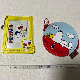 スヌーピー(SNOOPY)のスヌーピー　定期入れ　小銭入れ(名刺入れ/定期入れ)