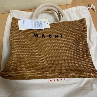 マルニ(Marni)のべてぃぶるー様専用　マルニ　カゴバッグ  ショッピングトートバッグ　現行品(かごバッグ/ストローバッグ)