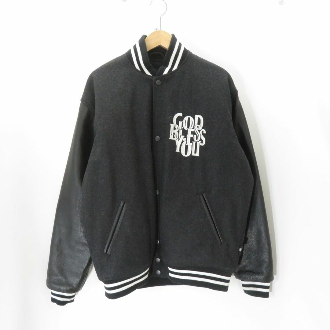 スタジャン GOD BLESS YOU VARSITY JACKET