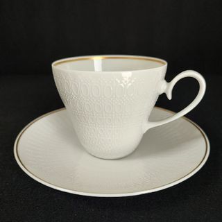 ローゼンタール(Rosenthal)のローゼンタール　ロマンスホワイト　カップ＆ソーサー(食器)