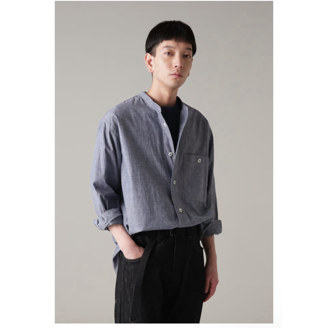 MARGARET HOWELL(マーガレットハウエル)の MHL. FADED COTTON SHIRTING メンズのトップス(シャツ)の商品写真