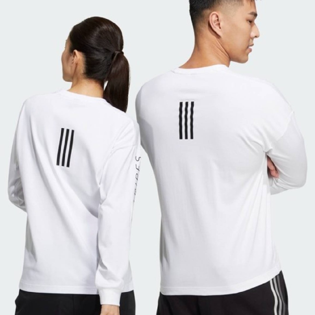 adidas(アディダス)の[新品] adidas アディダス ロンT 長袖Tシャツ ワーディング Lサイズ メンズのトップス(Tシャツ/カットソー(七分/長袖))の商品写真