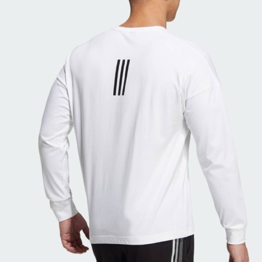 adidas(アディダス)の[新品] adidas アディダス ロンT 長袖Tシャツ ワーディング Lサイズ メンズのトップス(Tシャツ/カットソー(七分/長袖))の商品写真