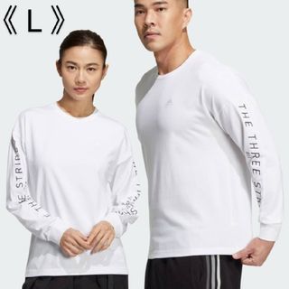 アディダス(adidas)の[新品] adidas アディダス ロンT 長袖Tシャツ ワーディング Lサイズ(Tシャツ/カットソー(七分/長袖))