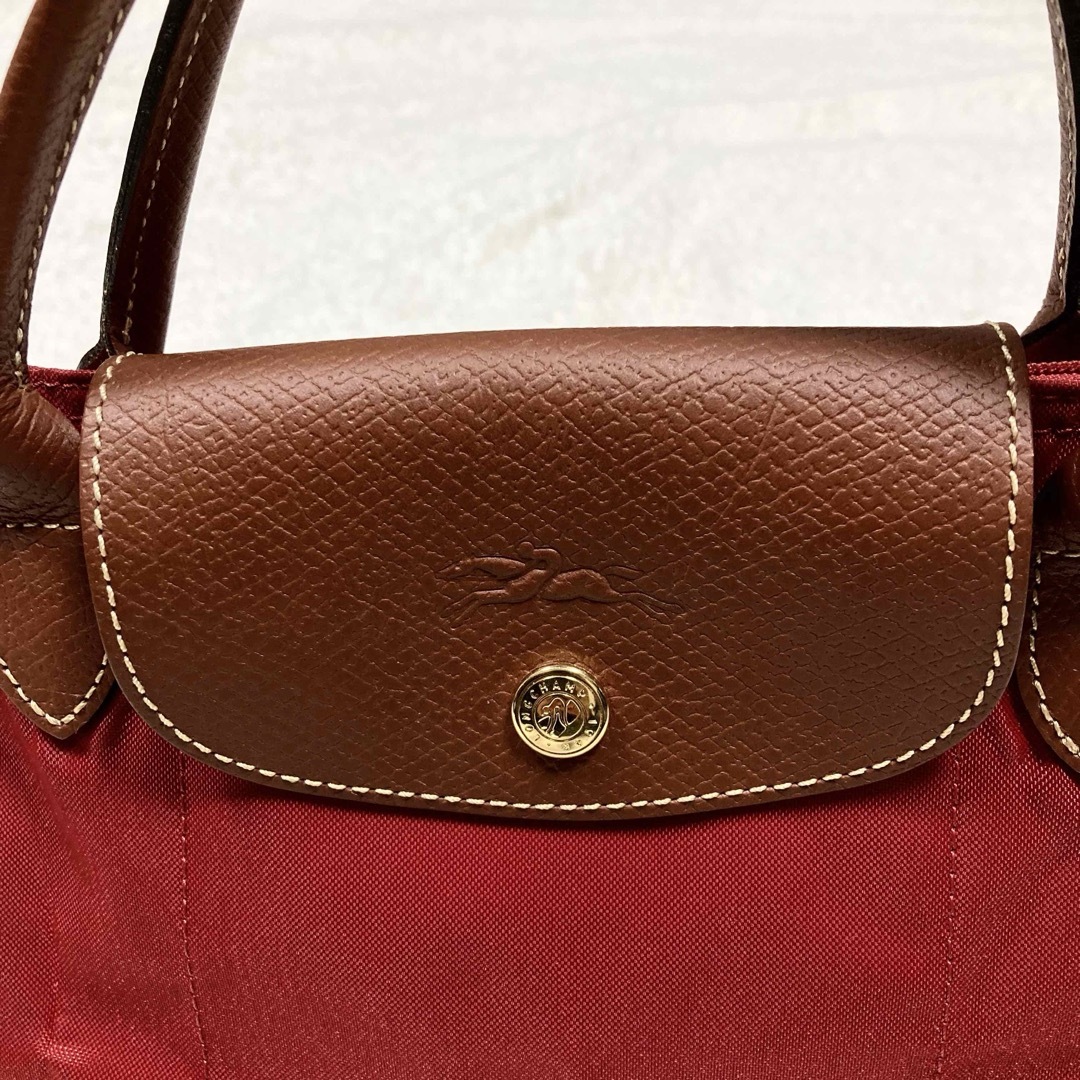 LONGCHAMP(ロンシャン)のyan yang 3404様専用　ロンシャン トートバッグ　レッド　Sサイズ レディースのバッグ(トートバッグ)の商品写真