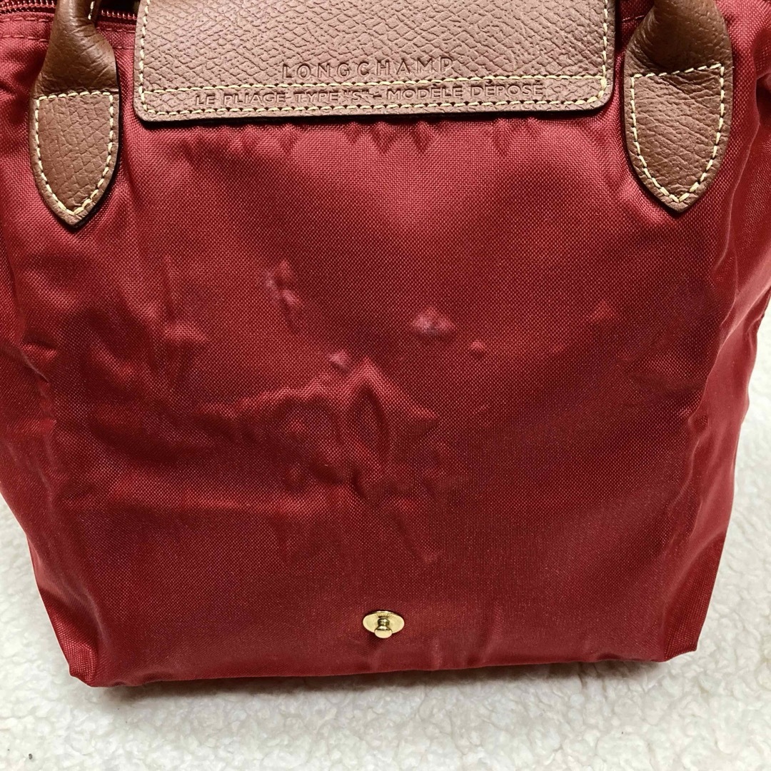 LONGCHAMP(ロンシャン)のyan yang 3404様専用　ロンシャン トートバッグ　レッド　Sサイズ レディースのバッグ(トートバッグ)の商品写真