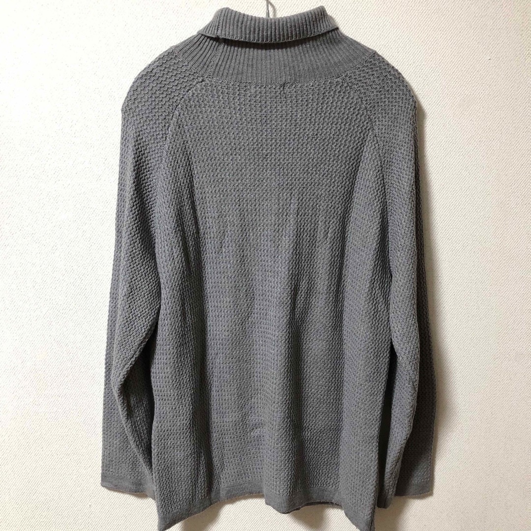 a.v.v(アーヴェヴェ)のavv homme ニット グレー メンズ レディース Ｍサイズ メンズのトップス(ニット/セーター)の商品写真