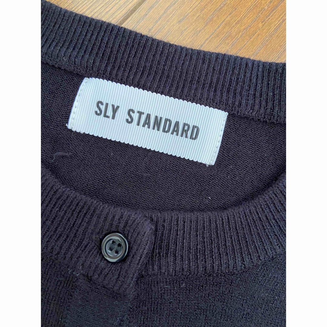 SLY(スライ)のSLY standard ニットカーディガン レディースのトップス(カーディガン)の商品写真