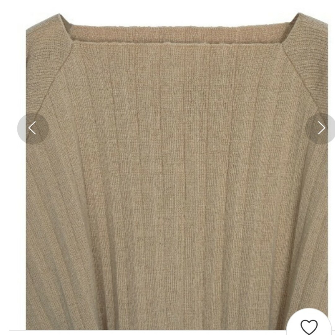 Ameri VINTAGE(アメリヴィンテージ)の19日まで値下げ★SHEER SLEEVE PLEATS KNIT レディースのトップス(ニット/セーター)の商品写真