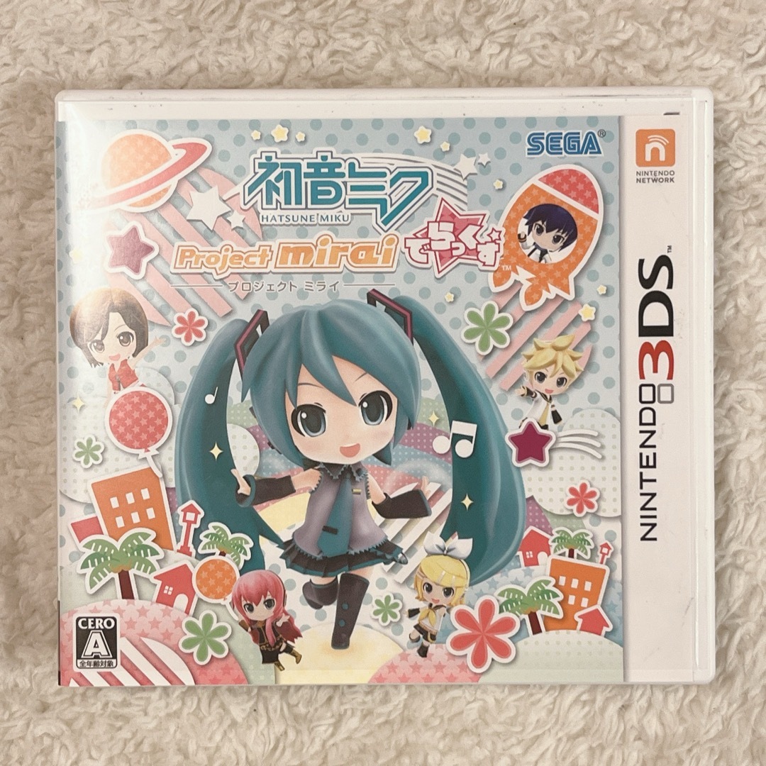 ニンテンドー3DS(ニンテンドー3DS)の初音ミク　プロジェクトミライ　デラックス　3DS エンタメ/ホビーのゲームソフト/ゲーム機本体(携帯用ゲームソフト)の商品写真