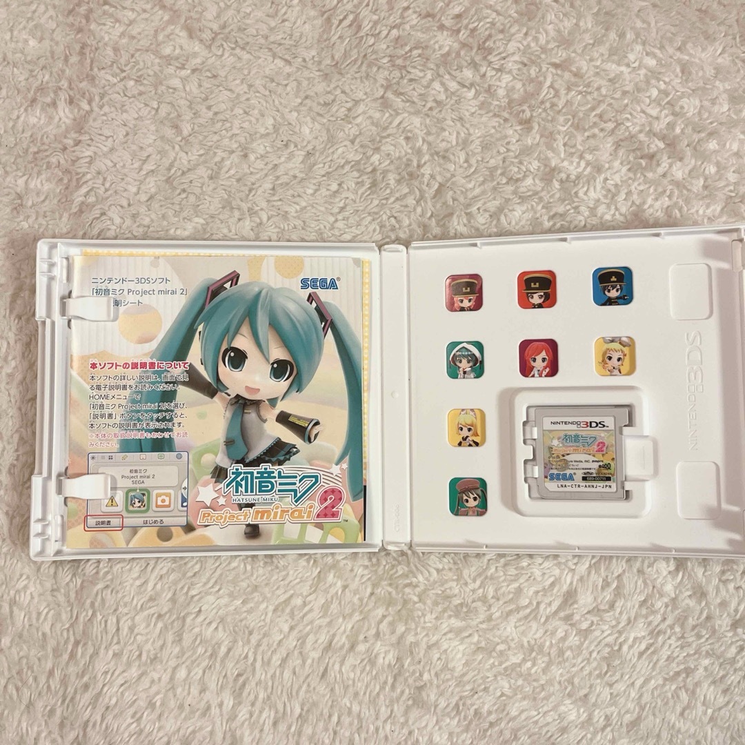 ニンテンドー3DS(ニンテンドー3DS)の初音ミク　プロジェクトミライ2 3DS エンタメ/ホビーのゲームソフト/ゲーム機本体(携帯用ゲームソフト)の商品写真