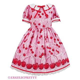 アンジェリックプリティー(Angelic Pretty)のCharming Cherry ワンビース 新品未使用(ひざ丈ワンピース)