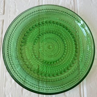 イッタラ(iittala)の④ レア！ 廃番 新品 イッタラ カステヘルミ 17cm プレート グリーン(食器)