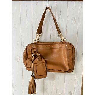 Chloe    キャメル　ボストンバッグ　ハンドバッグ