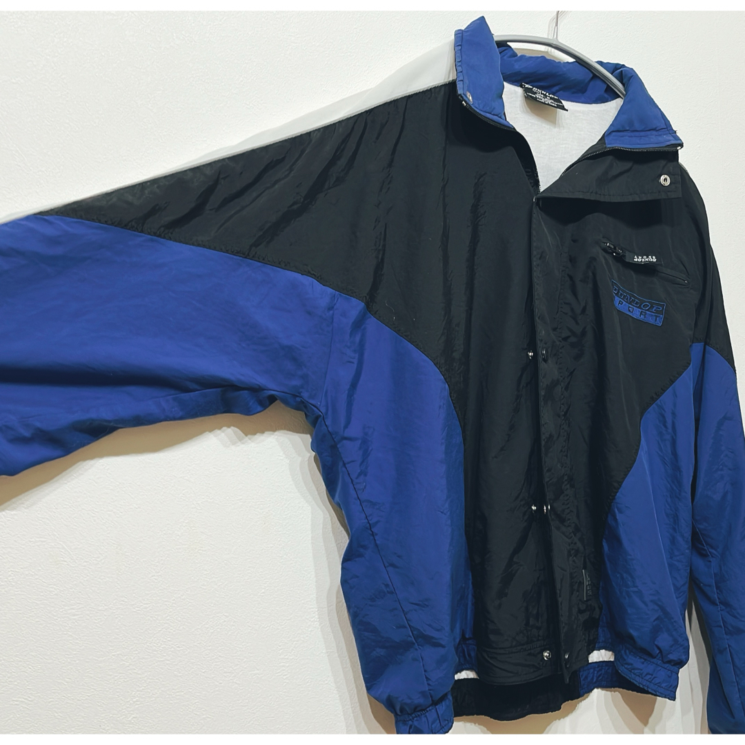DUNLOP(ダンロップ)のDUNLOP SPORT ナイロンジャケット  ヴィンテージ　ブラック　M メンズのジャケット/アウター(ナイロンジャケット)の商品写真