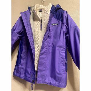 パタゴニア(patagonia)のpatagonia キッズ　ウィンドブレーカー+ブルゾン　アウター　8歳サイズ(ジャケット/上着)