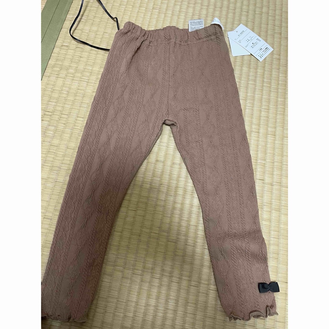 ニット　レギンス　100 キッズ/ベビー/マタニティのキッズ服女の子用(90cm~)(パンツ/スパッツ)の商品写真