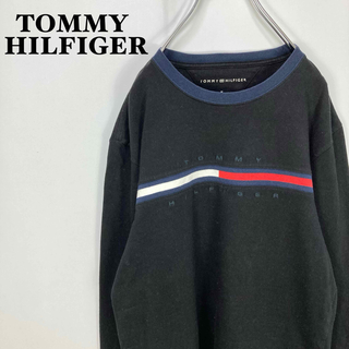トミーヒルフィガー(TOMMY HILFIGER)のトミーヒルフィガー 刺繍ロゴ フラッグ 長袖  Tシャツ ロンT(Tシャツ/カットソー(七分/長袖))