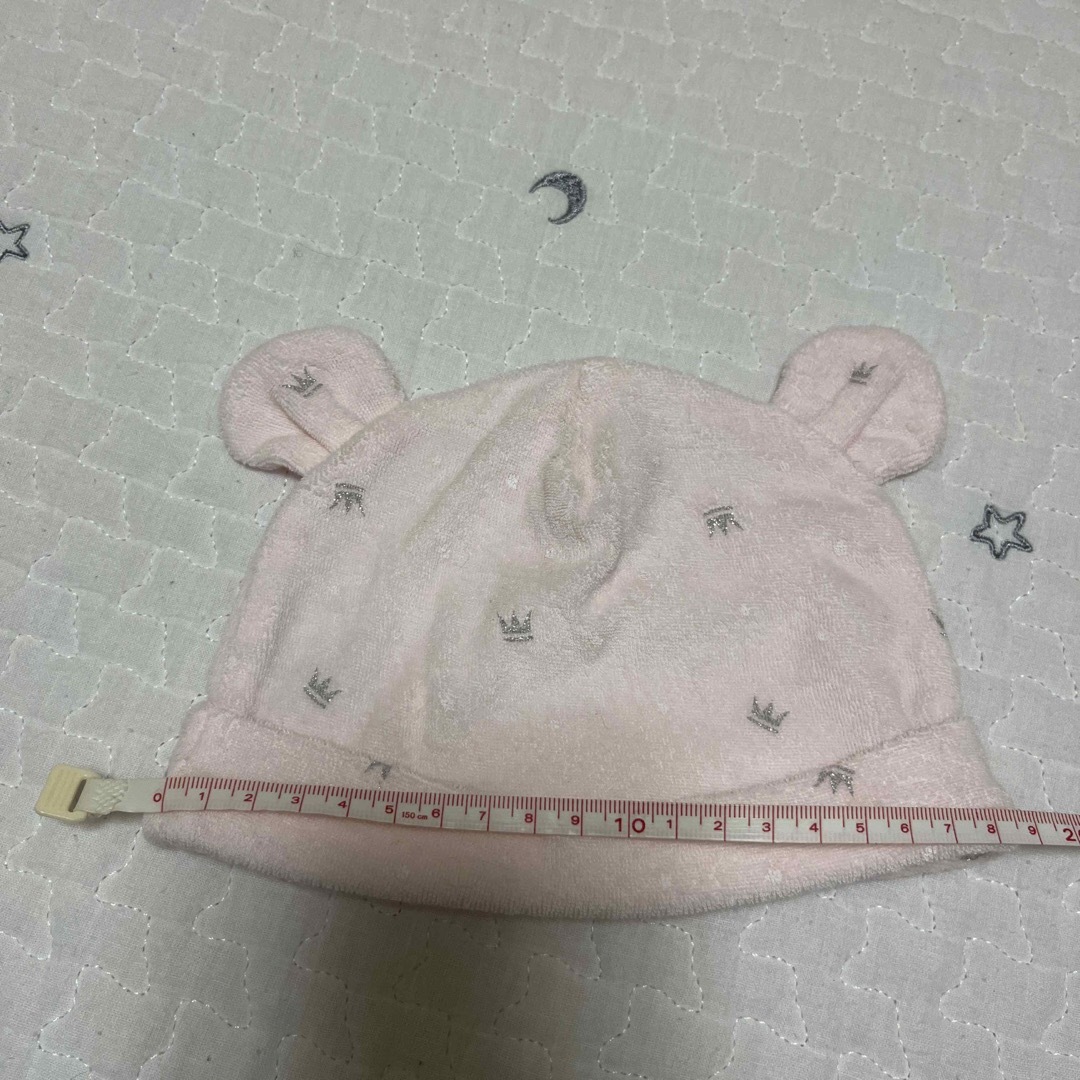 西松屋(ニシマツヤ)の新生児帽子 キッズ/ベビー/マタニティのこども用ファッション小物(帽子)の商品写真