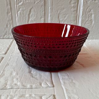 イッタラ(iittala)の②廃番 未使用 レッド イッタラ iittala カステヘルミ ボウル(食器)