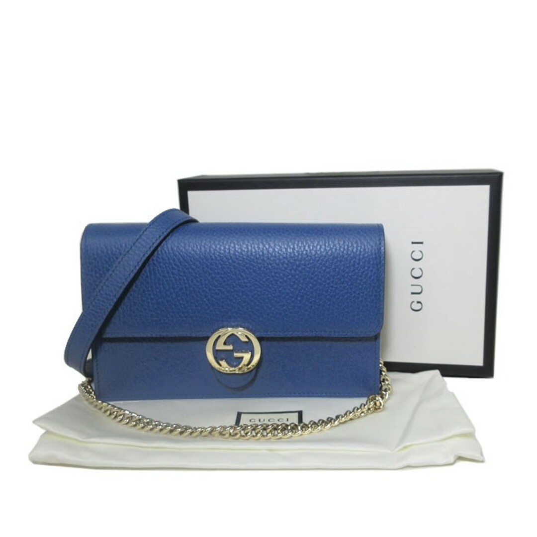 Gucci(グッチ)のGUCCI ショルダーウォレット 510314 CAO0G 4231(ブルー系) レディースのファッション小物(財布)の商品写真