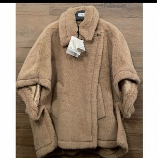 マックスマーラ(Max Mara)のMax Mara TEBE テディベアケープ 新品タグ付き(ポンチョ)