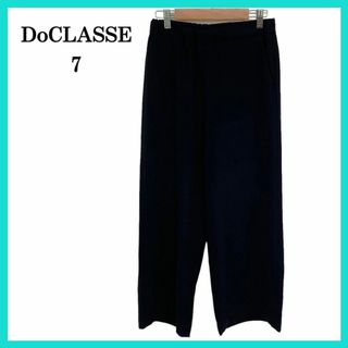 ドゥクラッセ(DoCLASSE)の美品 DoCLASSE ドゥクラッセ パンツ ブラック 7(カジュアルパンツ)