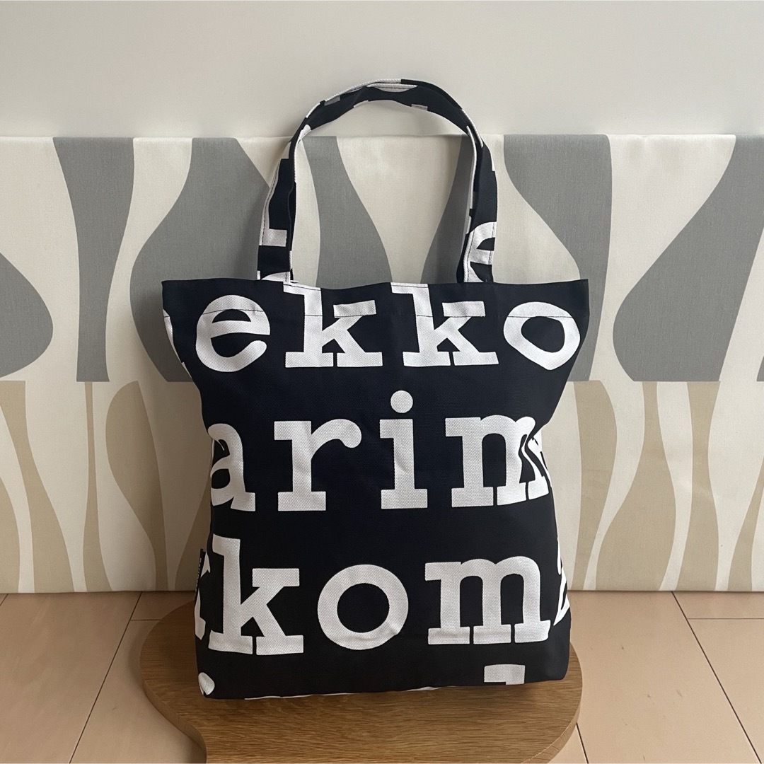 新品 marimekko Notko Logo マリメッコ ロゴ トートバッグ