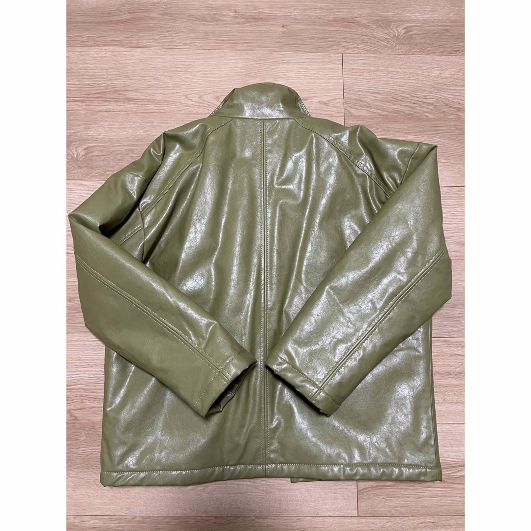 Ameri VINTAGE(アメリヴィンテージ)のEenie パッディングヴィーガンレザージャケット レディースのジャケット/アウター(ライダースジャケット)の商品写真